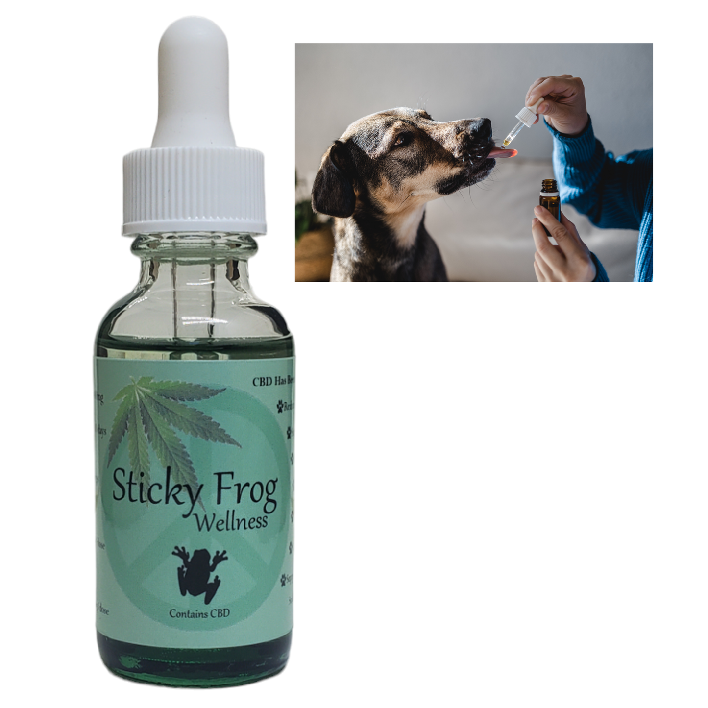 CBD Oil - 400mg - Medium Size Dogs