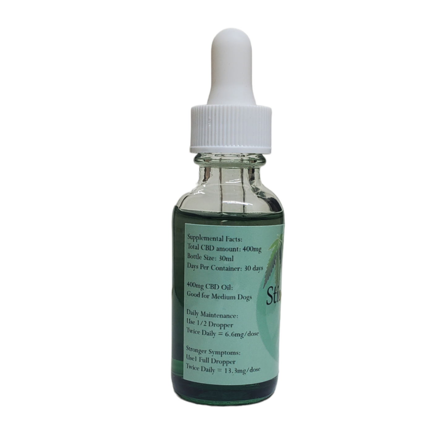 CBD Oil - 400mg - Medium Size Dogs