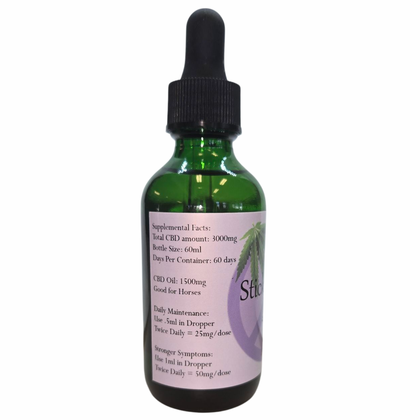 CBD Oil For Horses - 1500mg - 60ml