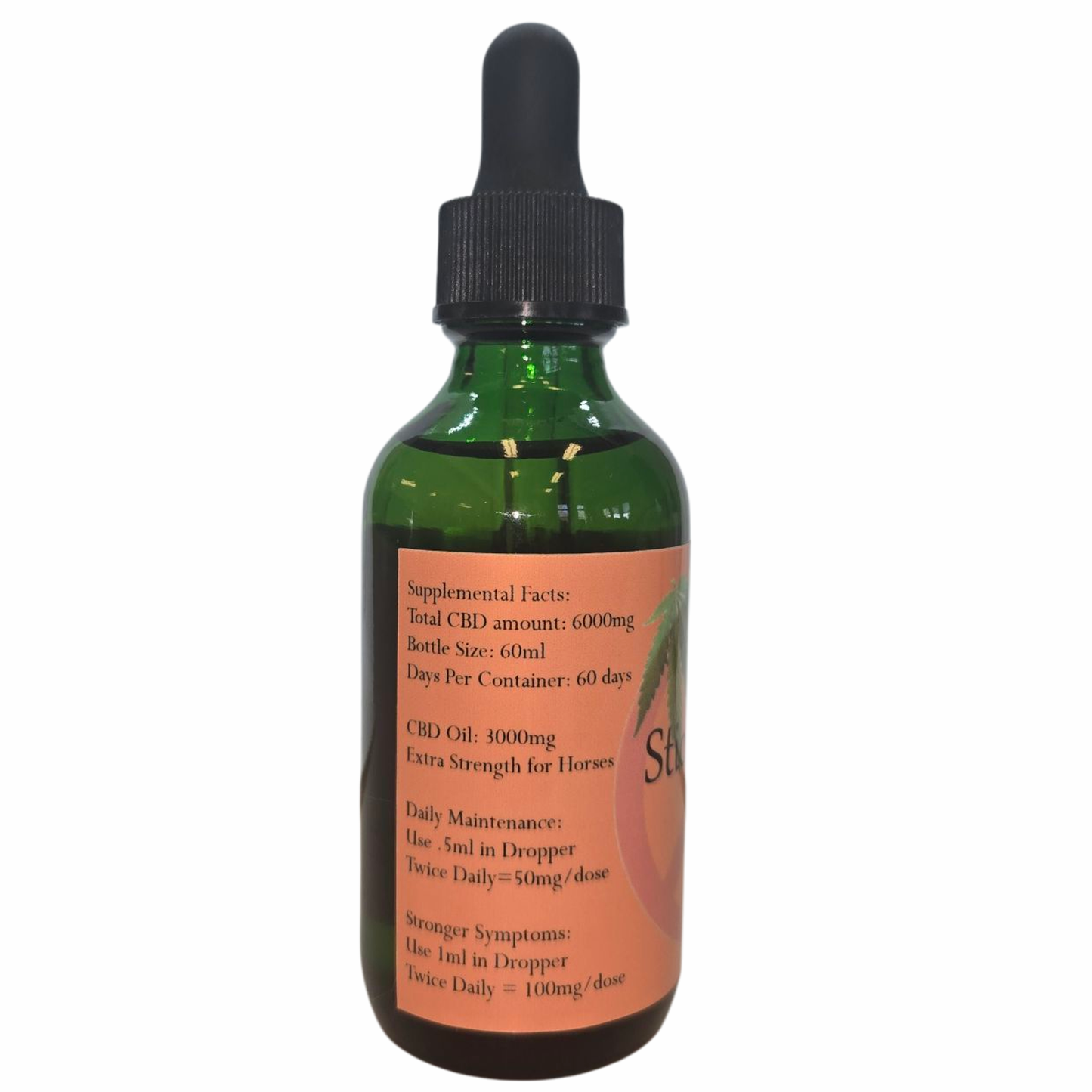 CBD Oil For Horses - 3000mg - 60ml
