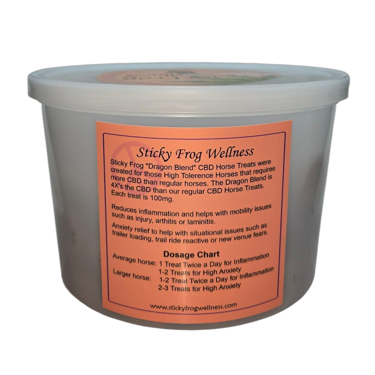 CBD Horse Treats - Dragon Blend - 60pk/6000mg