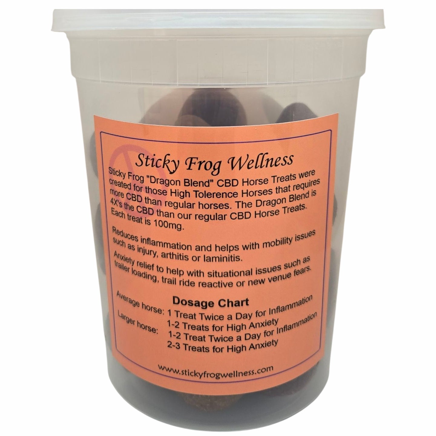 CBD Horse Treats - Dragon Blend - 30pk/3000mg