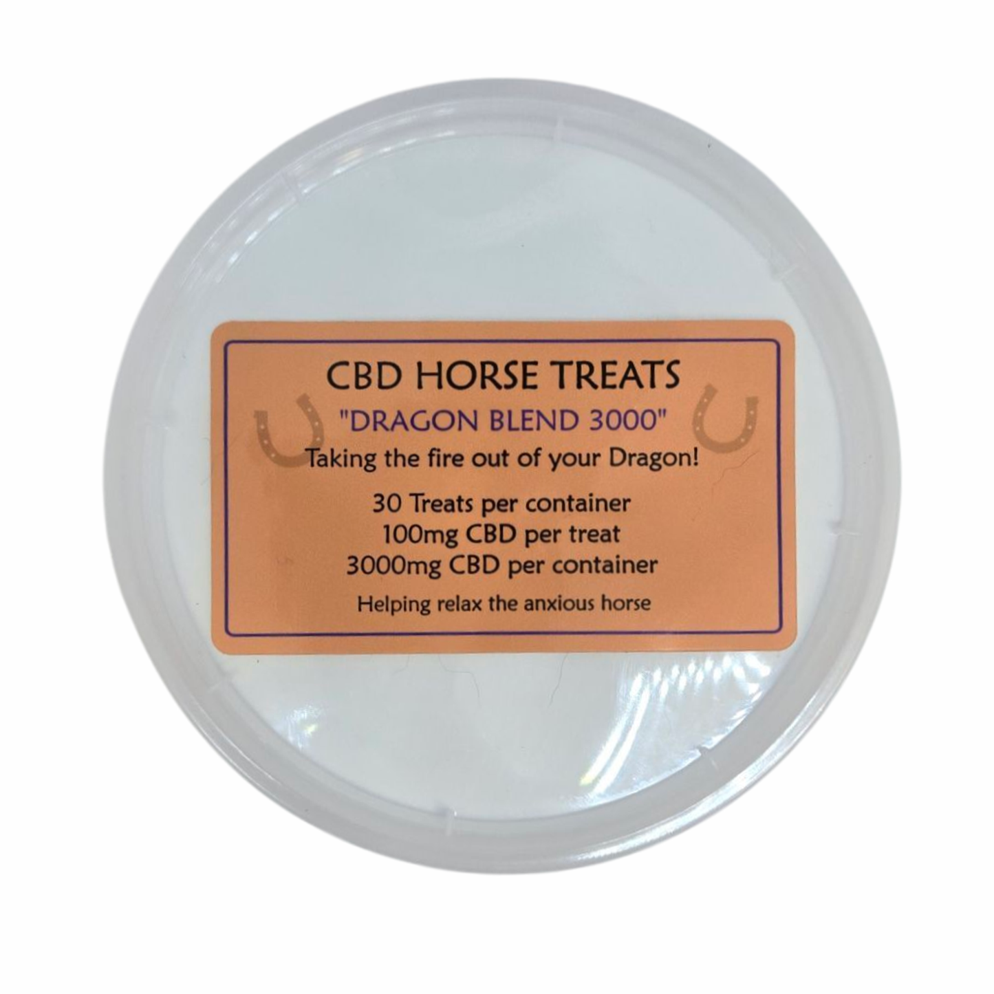 CBD Horse Treats -  Dragon Blend - 30pk/3000mg