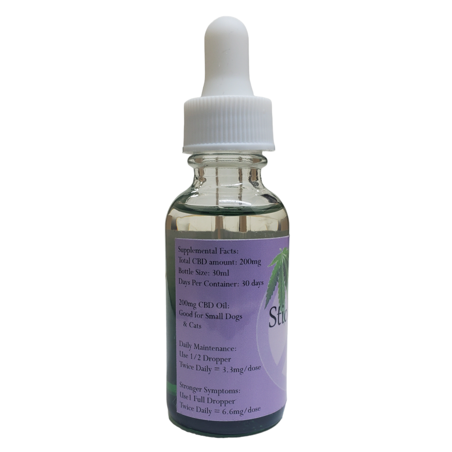 CBD Oil - Small Dogs & Cats - 200mg