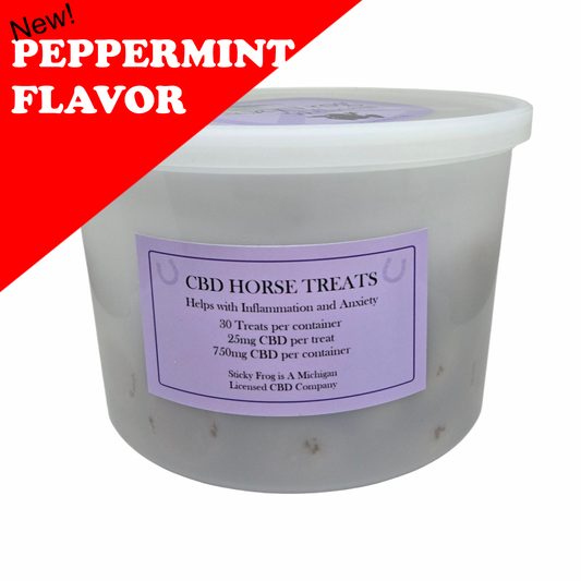 CBD Horse Treats - PEPPERMINT FLAVOR - 60pk/1500mG