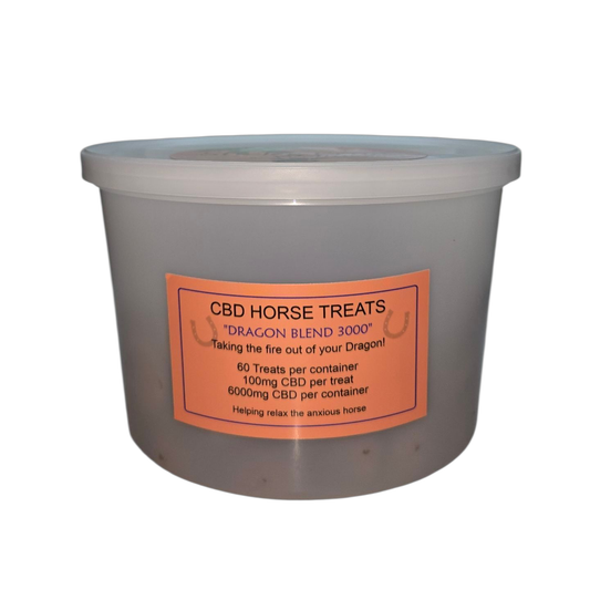 CBD Horse Treats - Dragon Blend - 60pk/6000mg